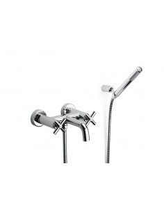 Grifo bimando exterior para baño-ducha modelo Loft de Roca