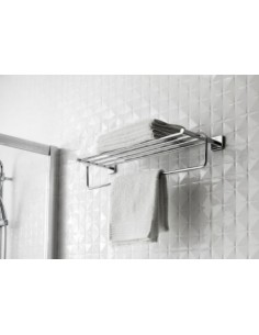 Portatoallas con toallero para baño. Serie Victoria de Roca 2