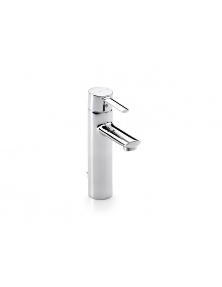 Grifo monomando para lavabo con caño alto modelo Targa -Roca-