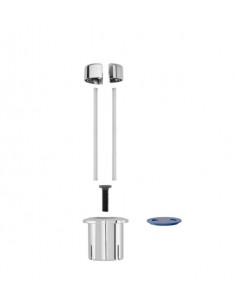 KIT G DOBLE pulsador LARGO mecanismo de descarga D1D