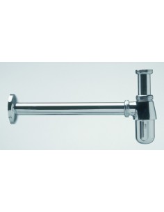 Sifón de lavabo cromado