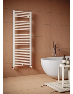 Radiador toallero Ares de 1118mm en blanco