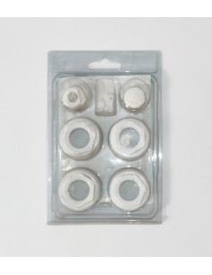Blister conjunto reducciones para radiador blanco