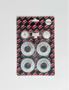 Blister conjunto reducciones para radiador cromo