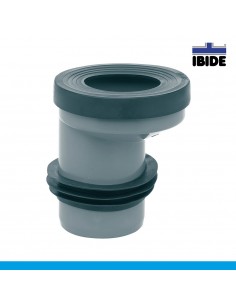 Manguito conectador inodoro excéntrico junta labiada. Ø90