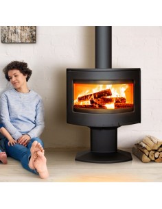 Estufa de leña modelo Tarbes de Lacunza