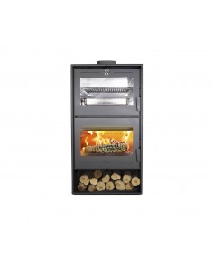 Estufa y horno de leña modelo Altea de Lacunza 2