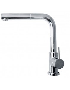 Grifo monomando de cocina acabado cromado, extraíble. Modelo Super Trams de Franke.