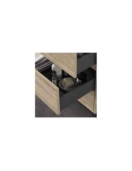 Mueble de baño Brises de 2 cajones de 60-80-100 cm