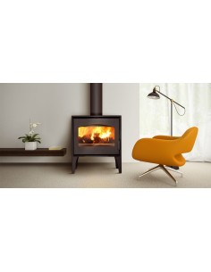 Estufa de leña modelo Calpe de Lacunza