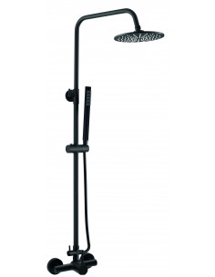 MONOMANDO DUCHA CONJUNTO NEGRO MATE KOINÉ