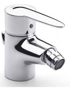 Vectra : Mezclador para bidé con desagüe automático-ROCA