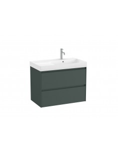 Mueble de baño modelo Unik Ona de 80 cm acabado Verde Mate