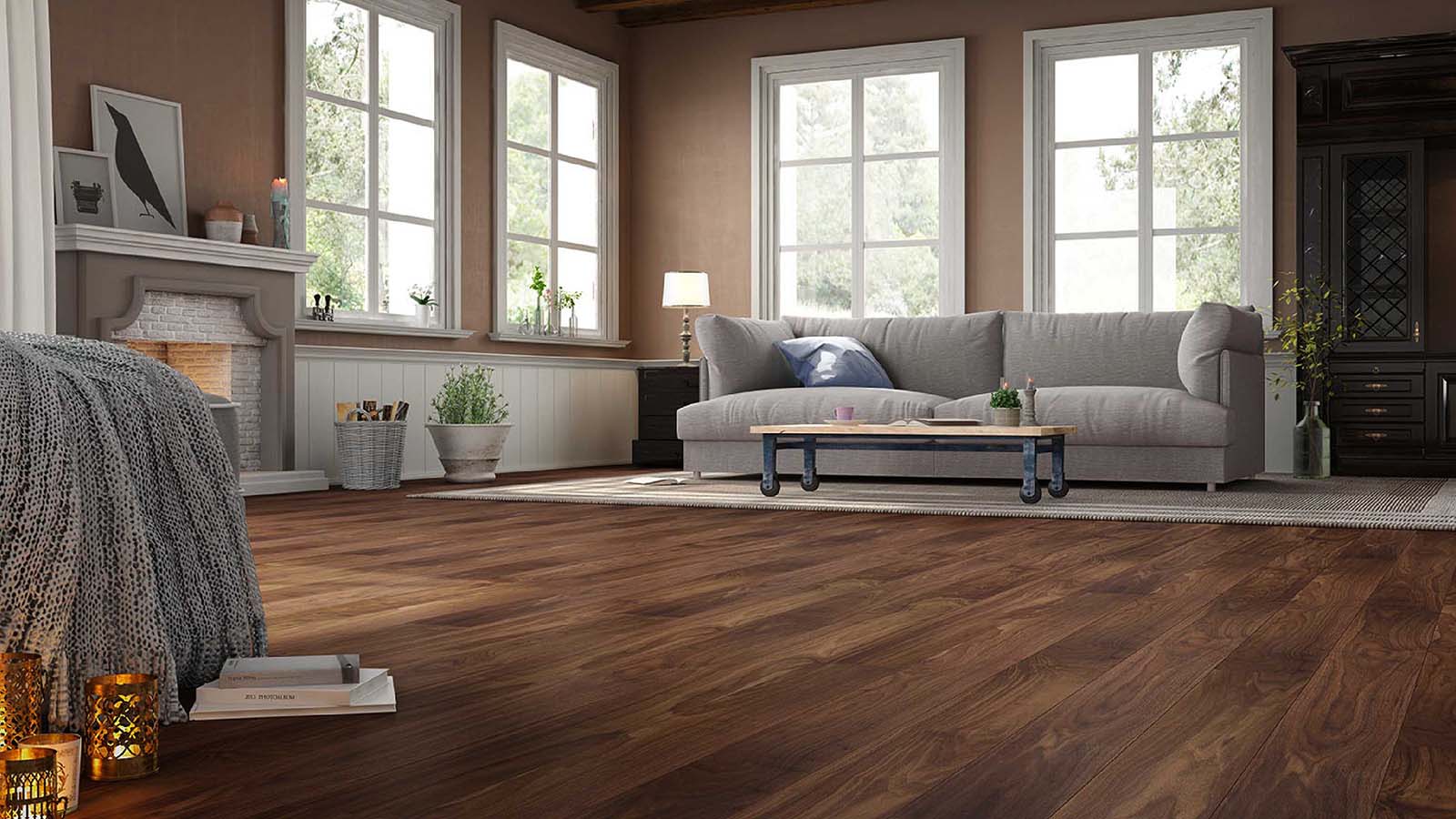 Suelo madera Nogal Grupo Leioa