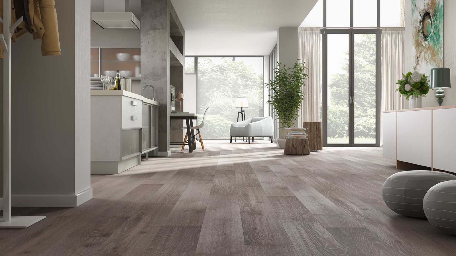 Suelo madera Roble Gris Grupo Leioa